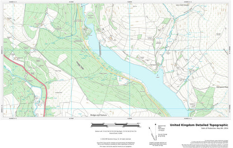 Uk Map With Scale Custom Made UK Maps | Map Logic